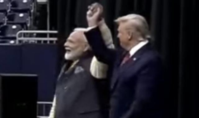 الرئيس الأمريكي ورئيس وزراء الهند