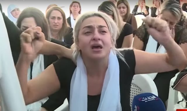 زوجة آخر الضحايا اللبنانيين