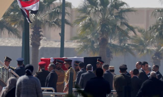 جثمان الرئيس الأسبق حسنى مبارك