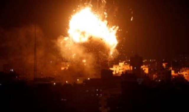 قصف على قطاع غزة-صورة أرشيفية