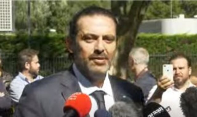 سعد الحريرى رئيس الوزراء اللبنانى السابق