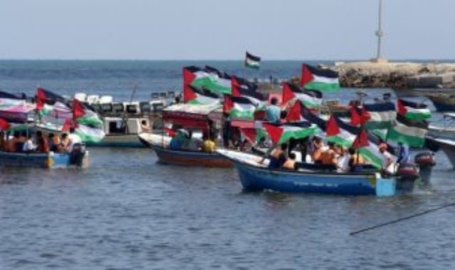 قوارب الصيادين فى غزة - أرشيفية