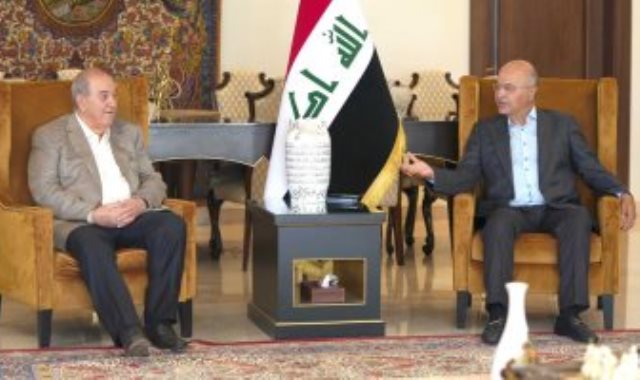 الرئيس العراقى يلتقى إياد علاوى