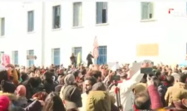 احتجاجات تونس - صورة أرشيفية