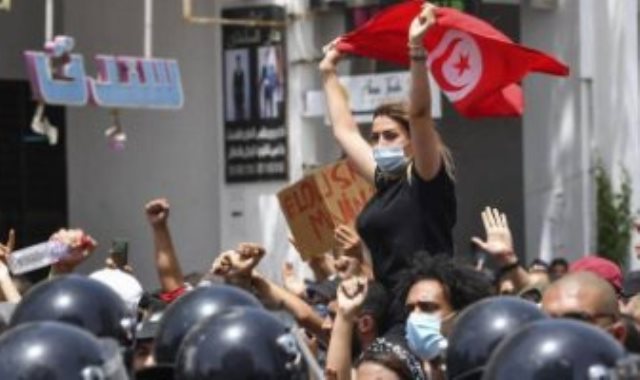 مظاهرات تونسية -أرشيفية