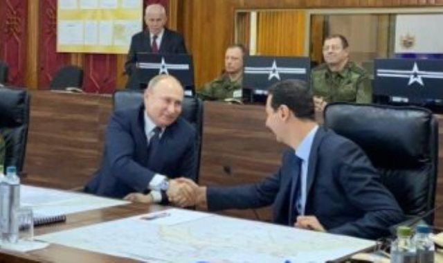 الأسد و فلاديمير بوتين