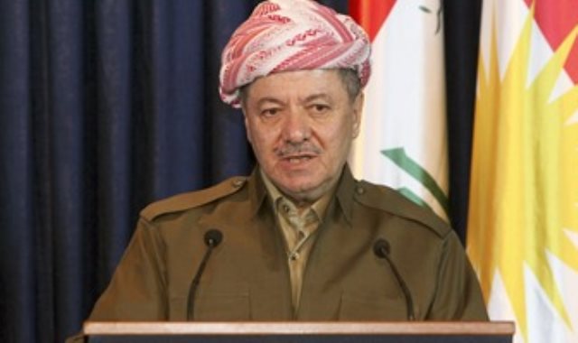 الزعيم الكردى مسعود بارزانى