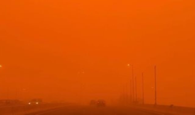 عاصفة ترابية في الكويت