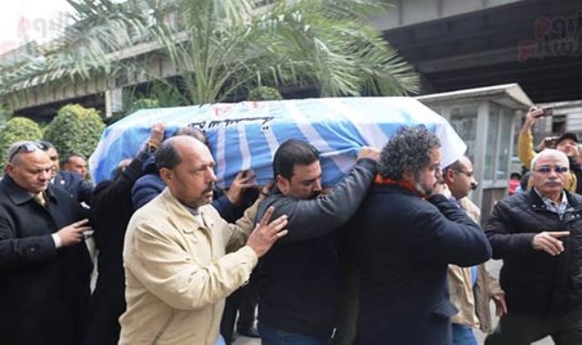 جنازة الكاتب الصحفى مرسى عطا الله