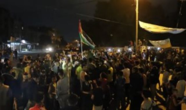 مظاهرات فى قطاع غزة