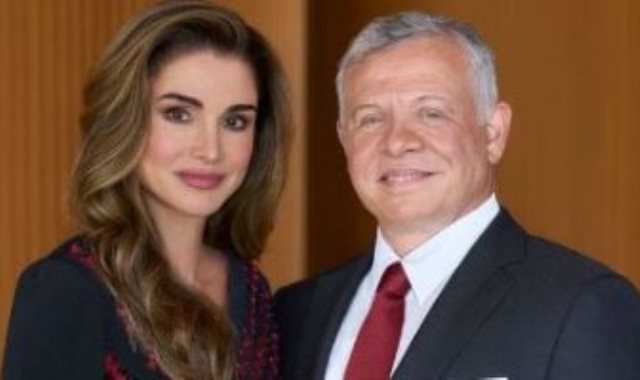 العاهل الأردنى الملك عبدالله الثانى و الملكة رانيا