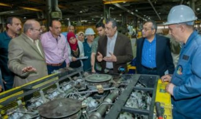 زيارة وزير الدولة للإنتاج الحربي لمصنع 200 الحربى