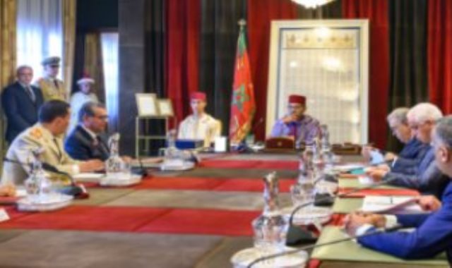اجتماع العاهل المغربي الملك محمد السادس