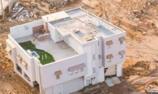 المنزل المعجزة في درنة الليبية