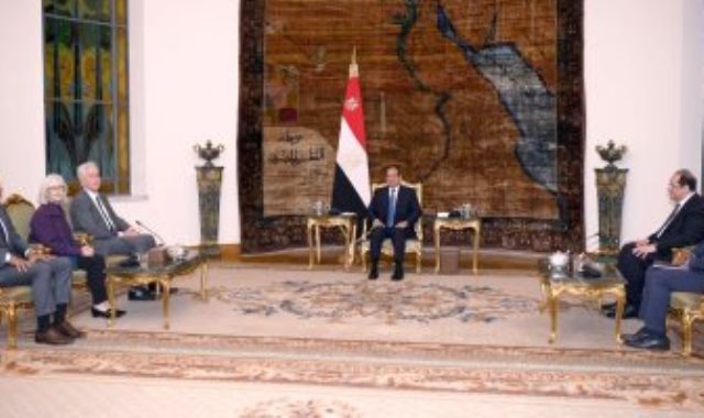 لقاء الرئيس عبد الفتاح السيسي مع مدير وكالة المخابرات المركزية الأميركية