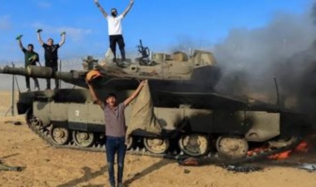 تدمير دبابة إسرائيلية