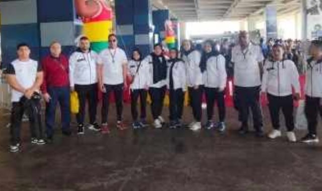 وصول الفوج الرابع من بعثة مصر بدورة الألعاب الأفريقية