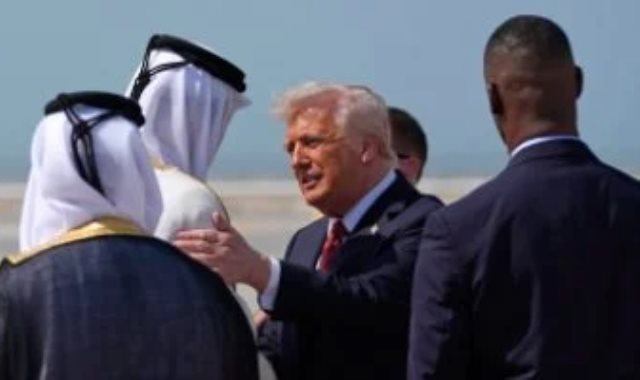ترامب فى الدوحة ترامب فى الدوحة