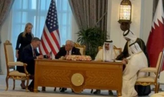 دونالد ترامب والشيخ تميم دونالد ترامب والشيخ تميم