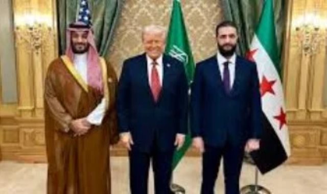 ترامب والشرع وبن سلمان ترامب والشرع وبن سلمان