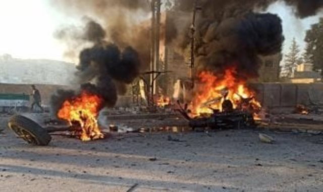 انفجار سيارة - أرشيفية انفجار سيارة - أرشيفية