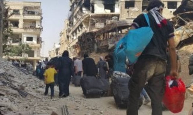 نزوح فلسطينيين من غزة نزوح فلسطينيين من غزة