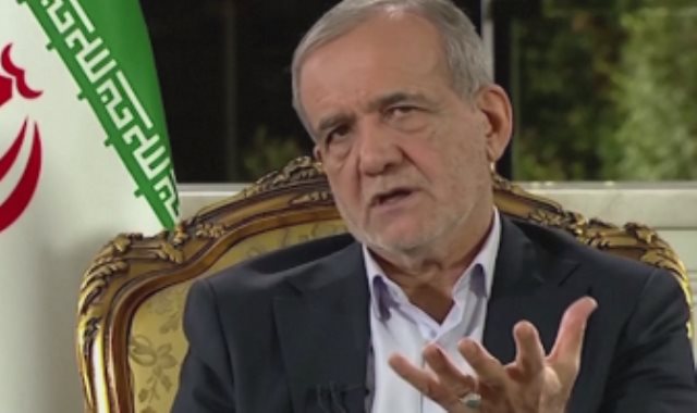الرئيس الإيرانى مسعود بزشكيان الرئيس الإيرانى مسعود بزشكيان