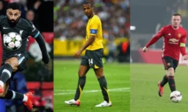 واين روني وهنري ومحمد صلاح