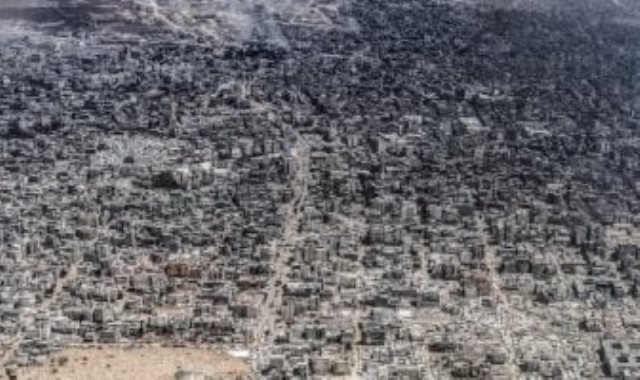 دمار غزة جراء العدوان الإسرائيلى