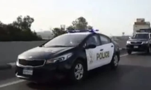 حادث مروري بطريق الواحات في مدينة 6 أكتوبر