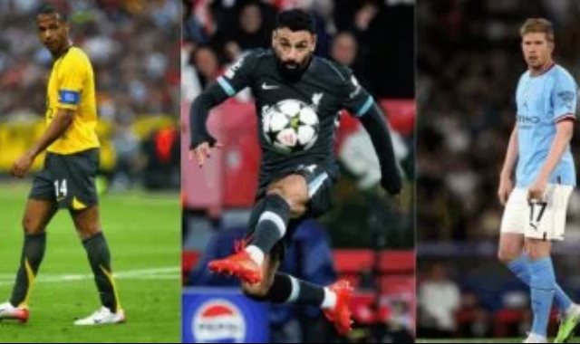 محمد صلاح وهنري ودي بروين