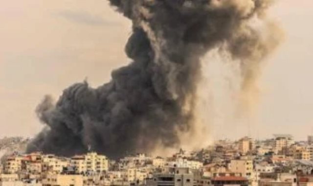 قصف لطيران الاحتلال الإسرائيلي على غزة
