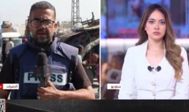 بشير جبر مراسل قناة القاهرة الإخبارية