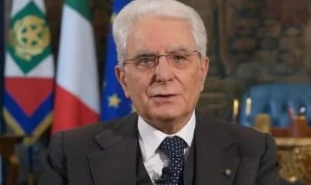الرئيس الإيطالي سيرجيو ماتاريلا