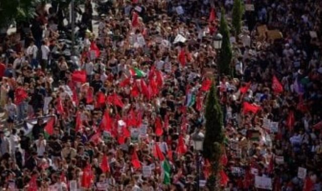 مظاهرات دعم فلسطين