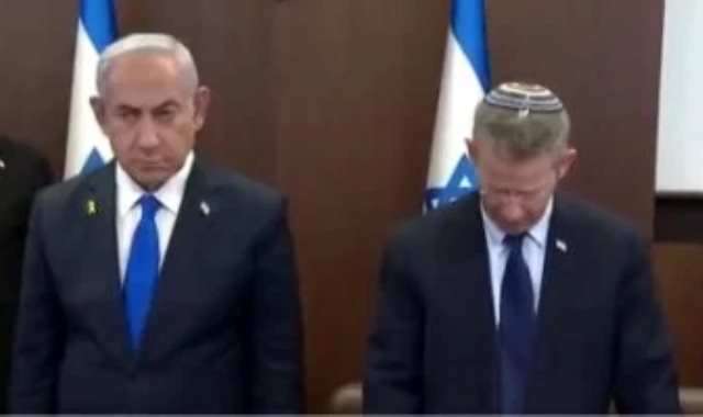 نتنياهو خلال اجتماع حكومة الاحتلال