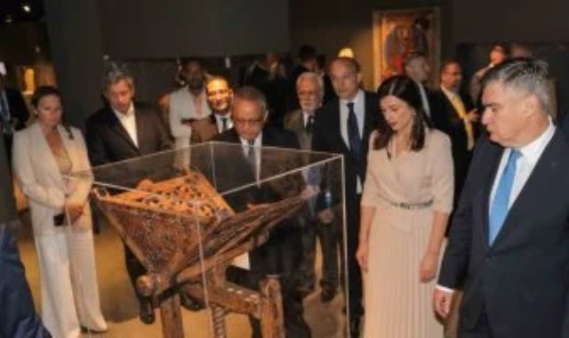 زيارة رئيس كرواتيا وحرمه لمكتبة الإسكندرية