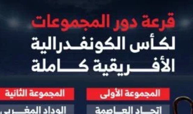 نتيجة قرعة الكونفدرالية كاملة