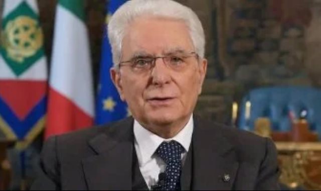 الرئيس الإيطالي سيرجيو ماتاريلا