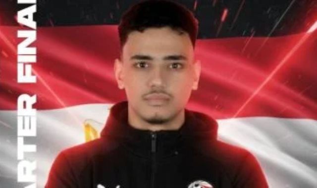 عمر الشحات ممثل مصر فى بطولة العالم للألعاب الإليكترونية
