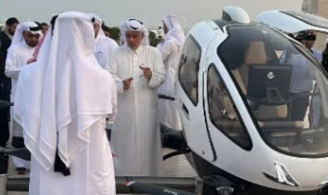 تاكسى جوي كهربائي ذاتي القيادة فى قطر