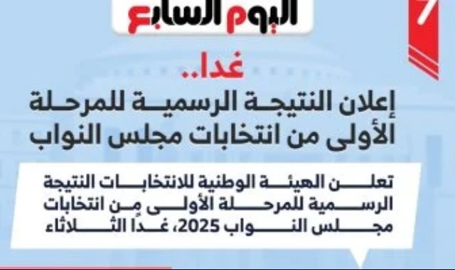 إعلان النتيجة الرسمية للمرحلة الأولى من مجلس النواب