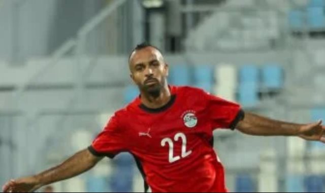 محمد مجدي أفشة لاعب منتخب مصر الثانى