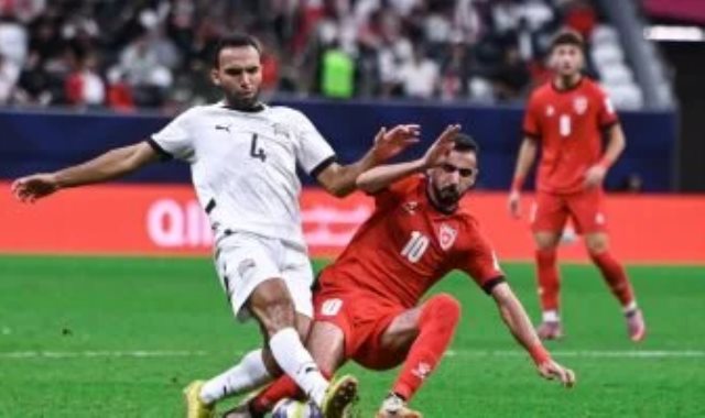 جانب من مباراة مصر والأردن في كأس العرب 2025