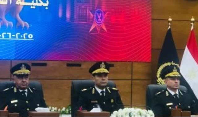 مؤتمر صحفي عقد بمقر أكاديمية الشرطة في القاهرة الجديدة