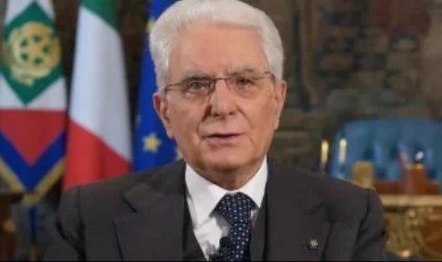 الرئيس الإيطالي سيرجيو ماتاريلا