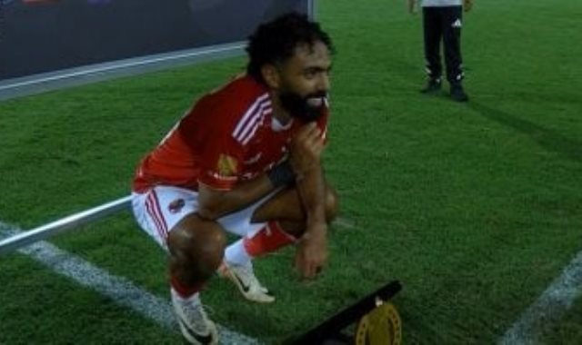 حسين الشحات لاعب النادى الأهلى