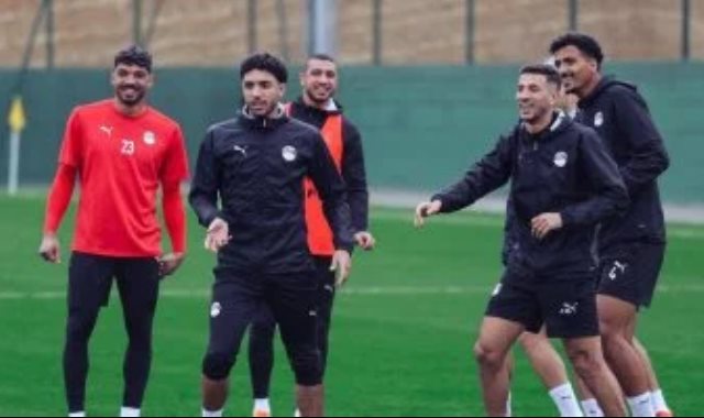 تدريب منتخب مصر استعدادا لجنوب إفريقيا
