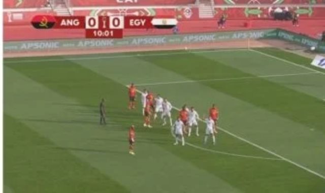 منتخب مصر ضد أنجولا