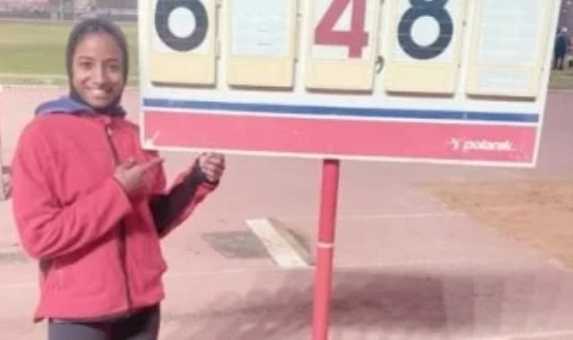 لاعبة الوثب الطويل إسراء عويس